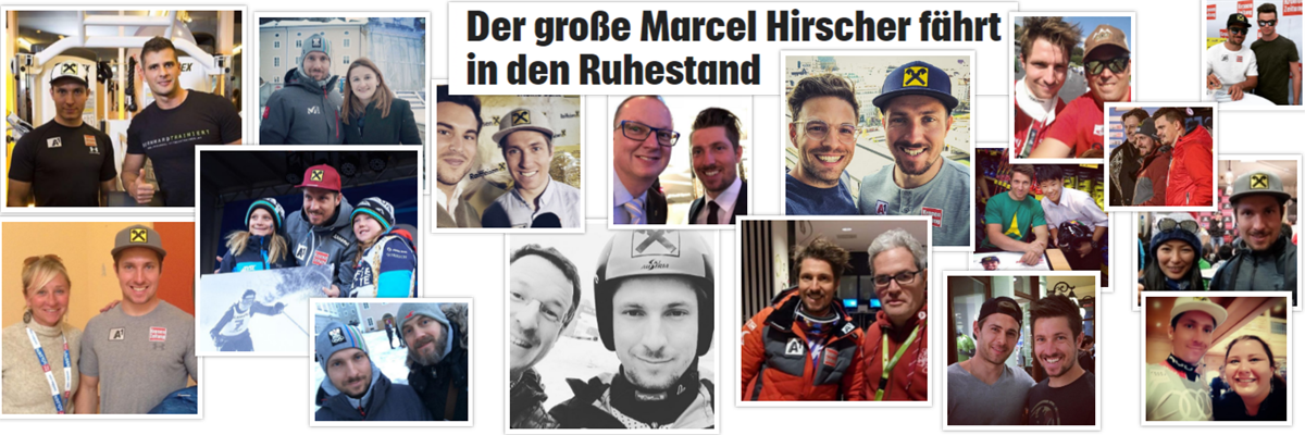 Viele Fans posten Bilder mit Marcel Hirscher