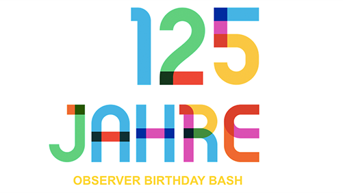 Party 125-Jahre OBSERVER